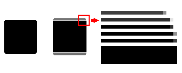 Esquinas redondeadas creadas con CSS y sin imágenes (resultado final y detalle de cómo se consigue)