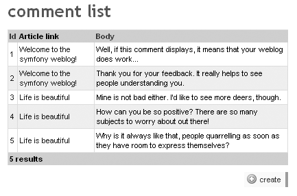 Custom field in the list view of the comment module